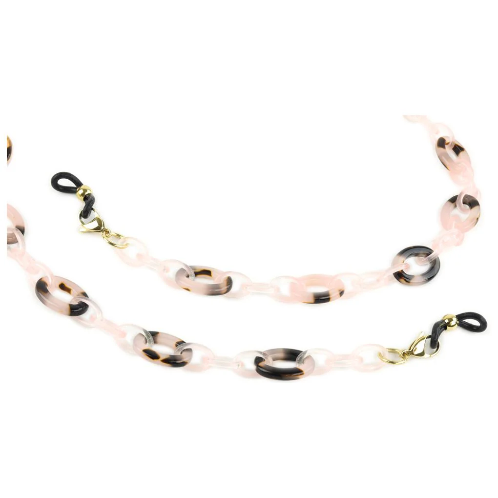 Acetate Eyeglass Chain - Small Oval