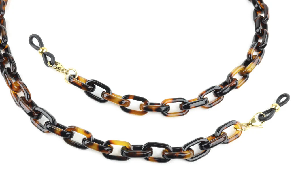 1268-acetate-eyeglass-chain-rectangle-link-2.webp Acetate Eyeglass Chain - Rectangle Link