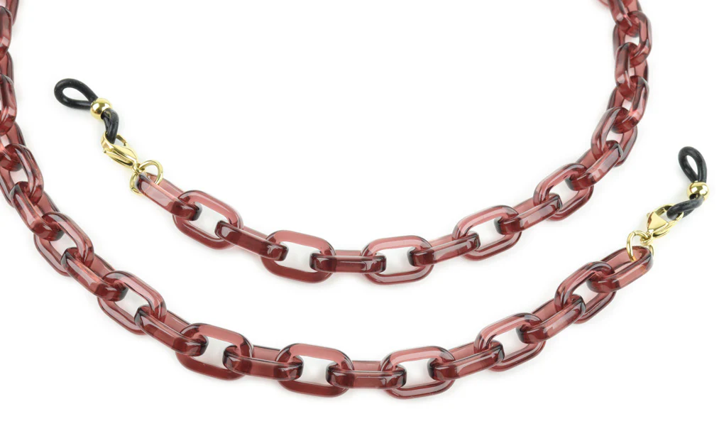 1268-acetate-eyeglass-chain-rectangle-link-6.webp Acetate Eyeglass Chain - Rectangle Link